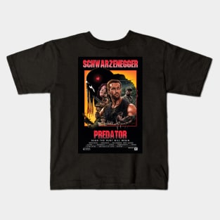 Predator Alternate Movie Poster Design Kids T-Shirt